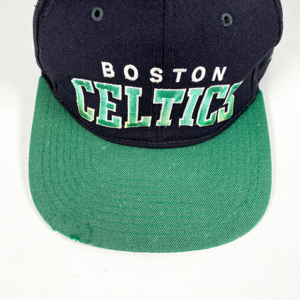Vintage Boston Celtics Hat 90s Snapback Cap NBA B5
