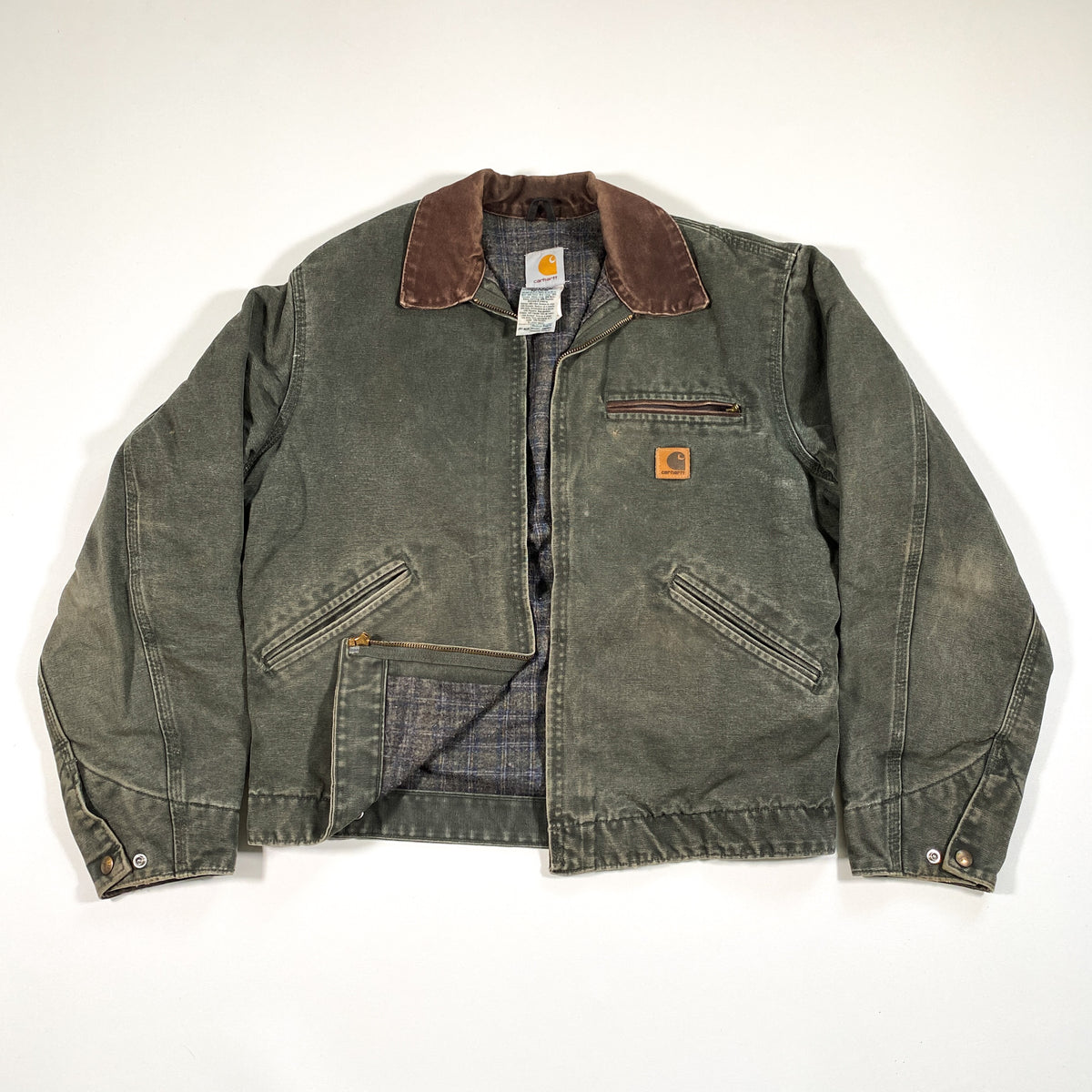 ジャケット・アウター Deadstock Carhartt Detroit Jacket Mos 38 Vintage Carhartt J97 MOS Detroit Work Jacket Men's Size 3XL