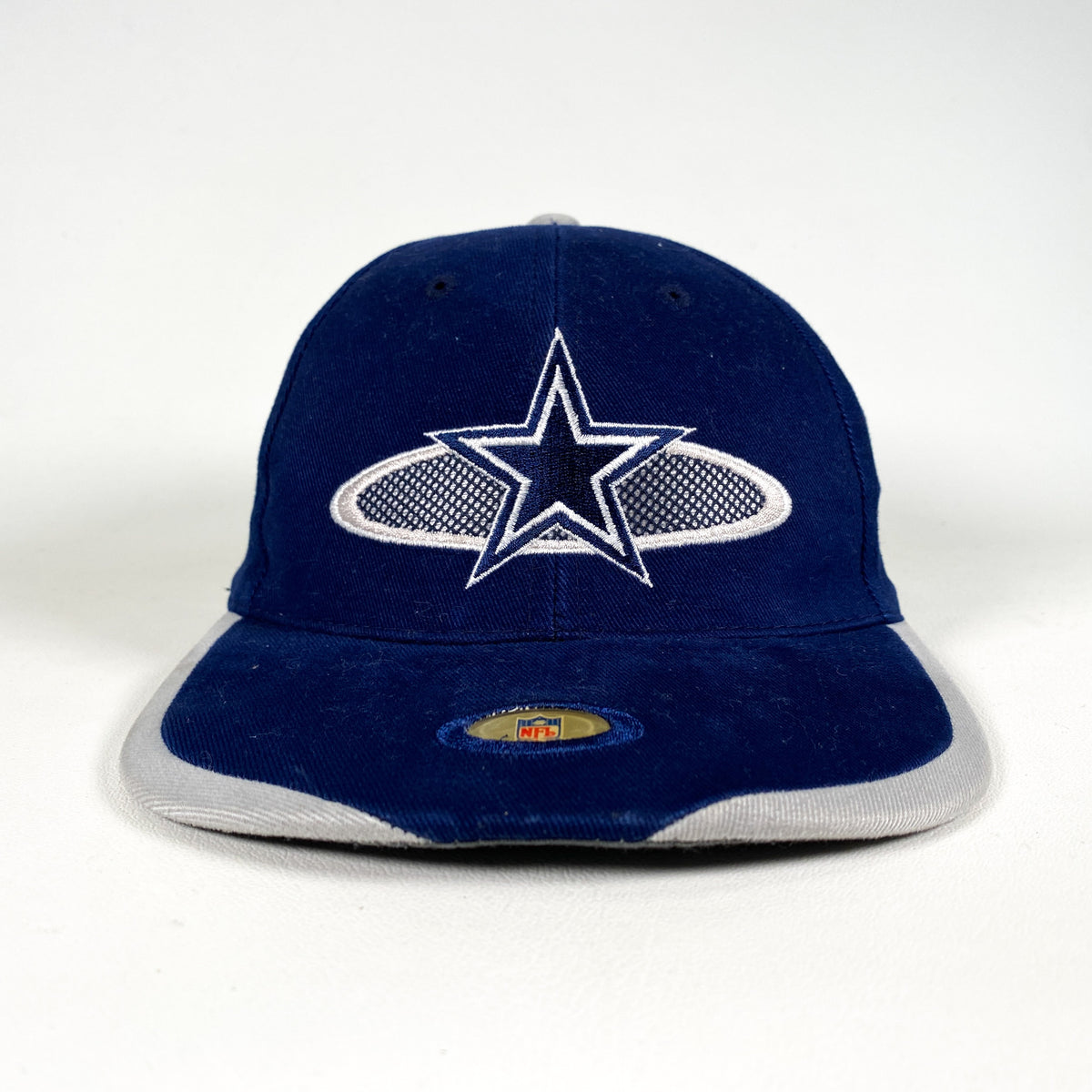 Vintage Dallas Cowboys NFL Football Logo Athletic Plaid Brim Strapback Hat  NEW