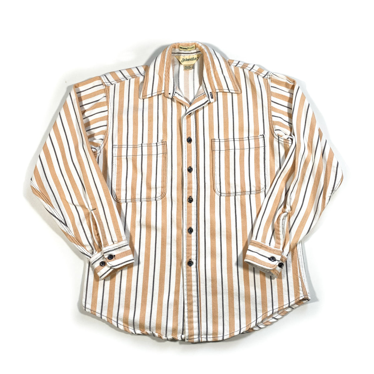 80s【BIG MAC】St.John’sBay FlannelShirt Vintage 80's St. John's Bay Big Mac Made in USA Heavyweight