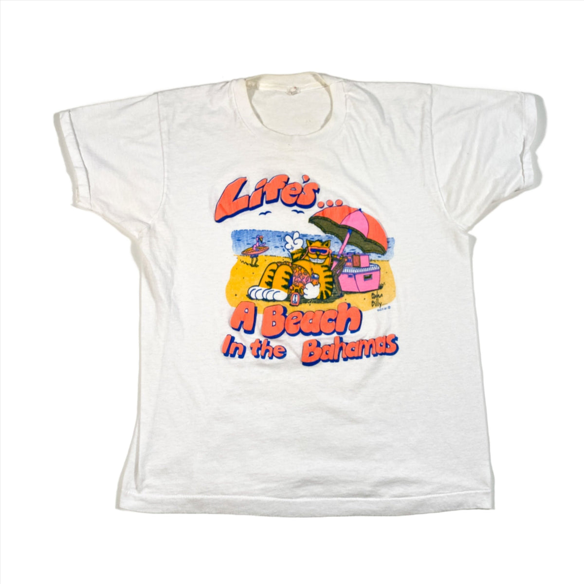 Vintage 1987 Lifes a Beach Baha Billy T-Shirt – CobbleStore Vintage