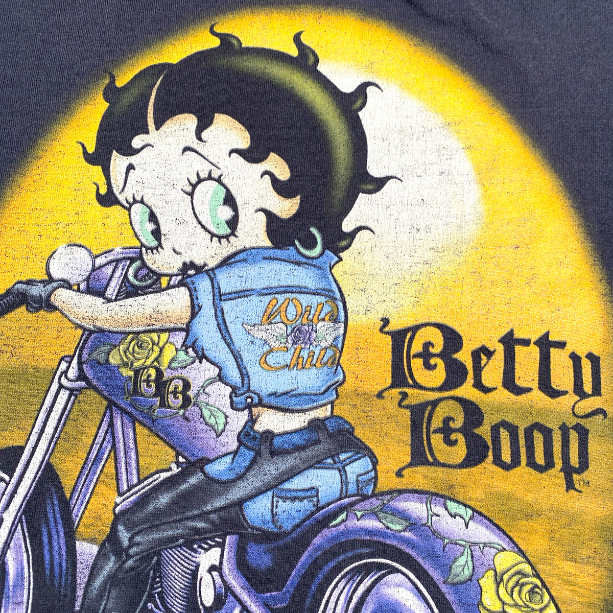 Vintage Y2K Betty Boop Biker T-Shirt