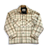 Vintage 80's Woolrich Plaid Fleece Lined Button Up Shirt Jacket