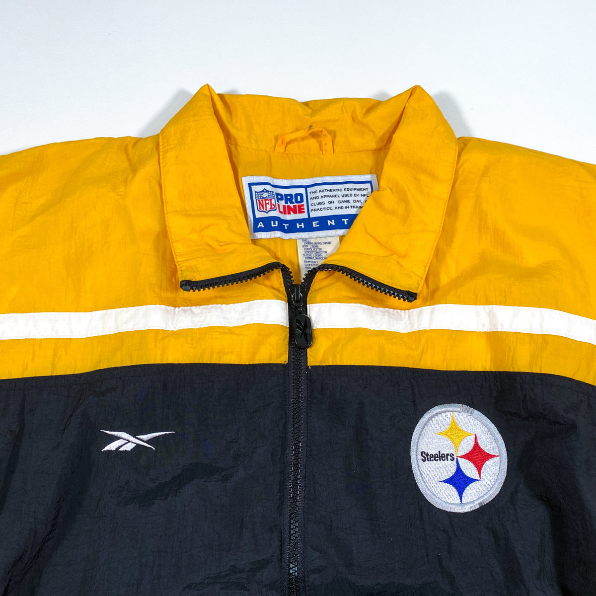 Vintage NFL - Pittsburgh 'Steelers' Zip-Up Jacket 1990's 3X-Large