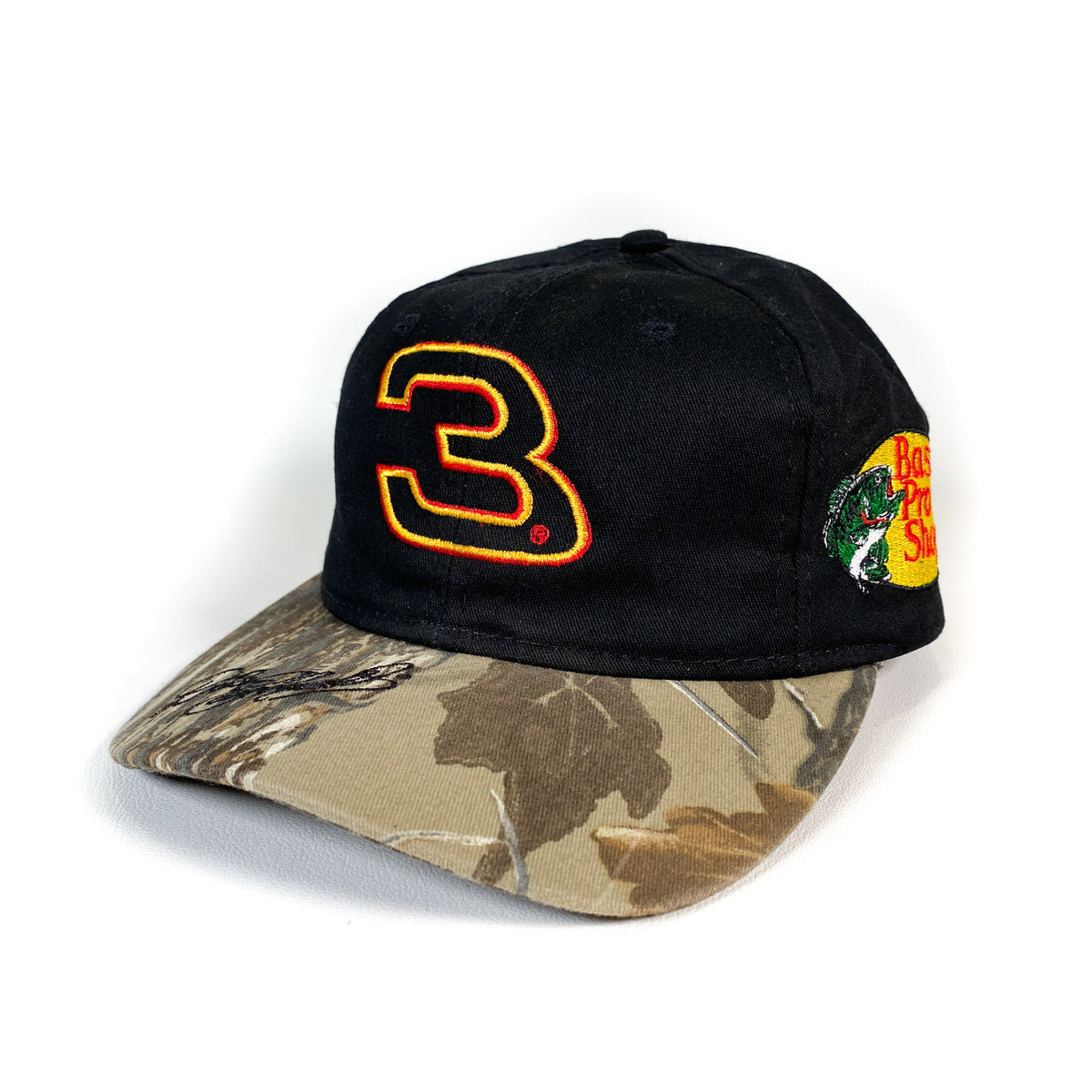 Vintage 90's Dale Earnhardt Bass Pro Realtree Camo Hat