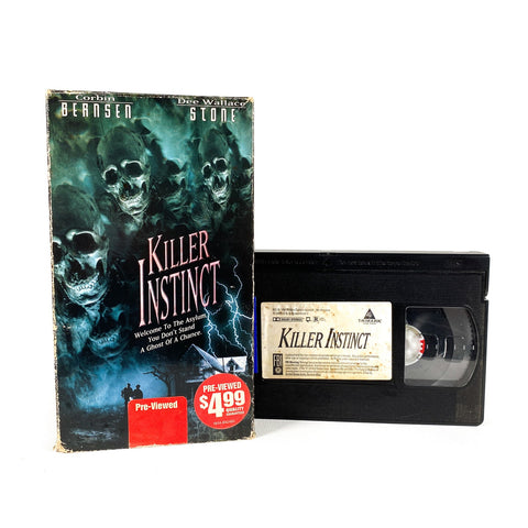 Vintage 90's Killer Instinct VHS Tape Horror