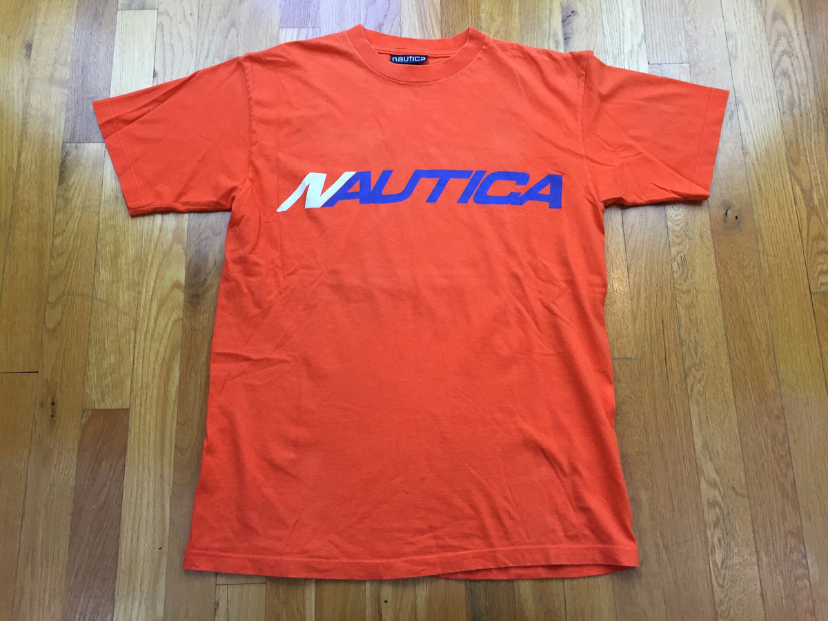 Vintage 90's Nautica Challenge Sialing Spellout T-Shirt