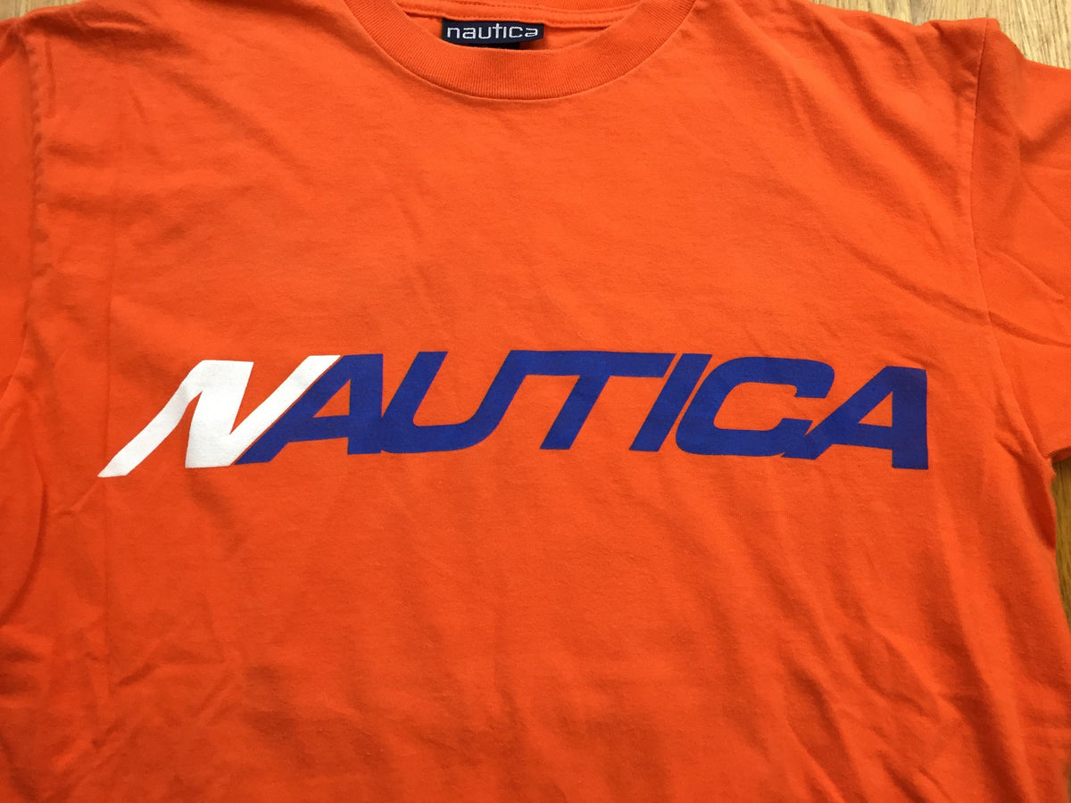 Vintage 90's Nautica Challenge Sialing Spellout T-Shirt