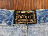 Vintage 90's Bonjour Women's Denim Jean Skirt