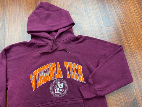 Vintage 80's Virginia Tech VT Sweatshirt Hoodie