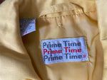 Vintage 80's Prime Time Women's Yellow Jacket