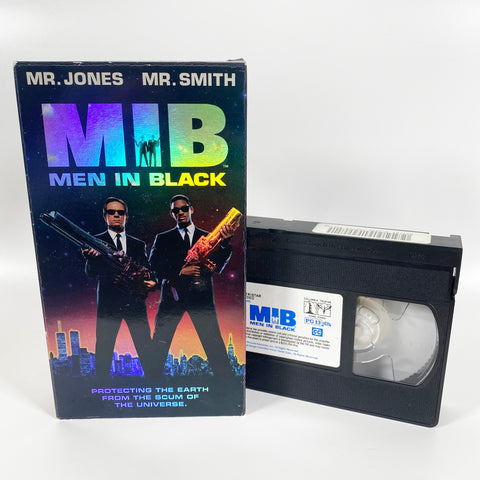 Vintage 90's Men in Black VHS Tape Comedy