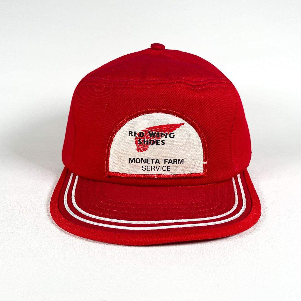 Vintage 80 s Red Wing Moneta Farm Made in USA Trucker Hat CobbleStore Vintage