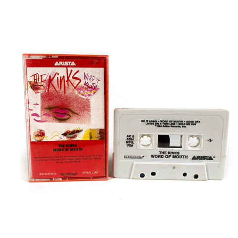 Vintage 1984 Kinks "Word of Mouth" Cassette Tape