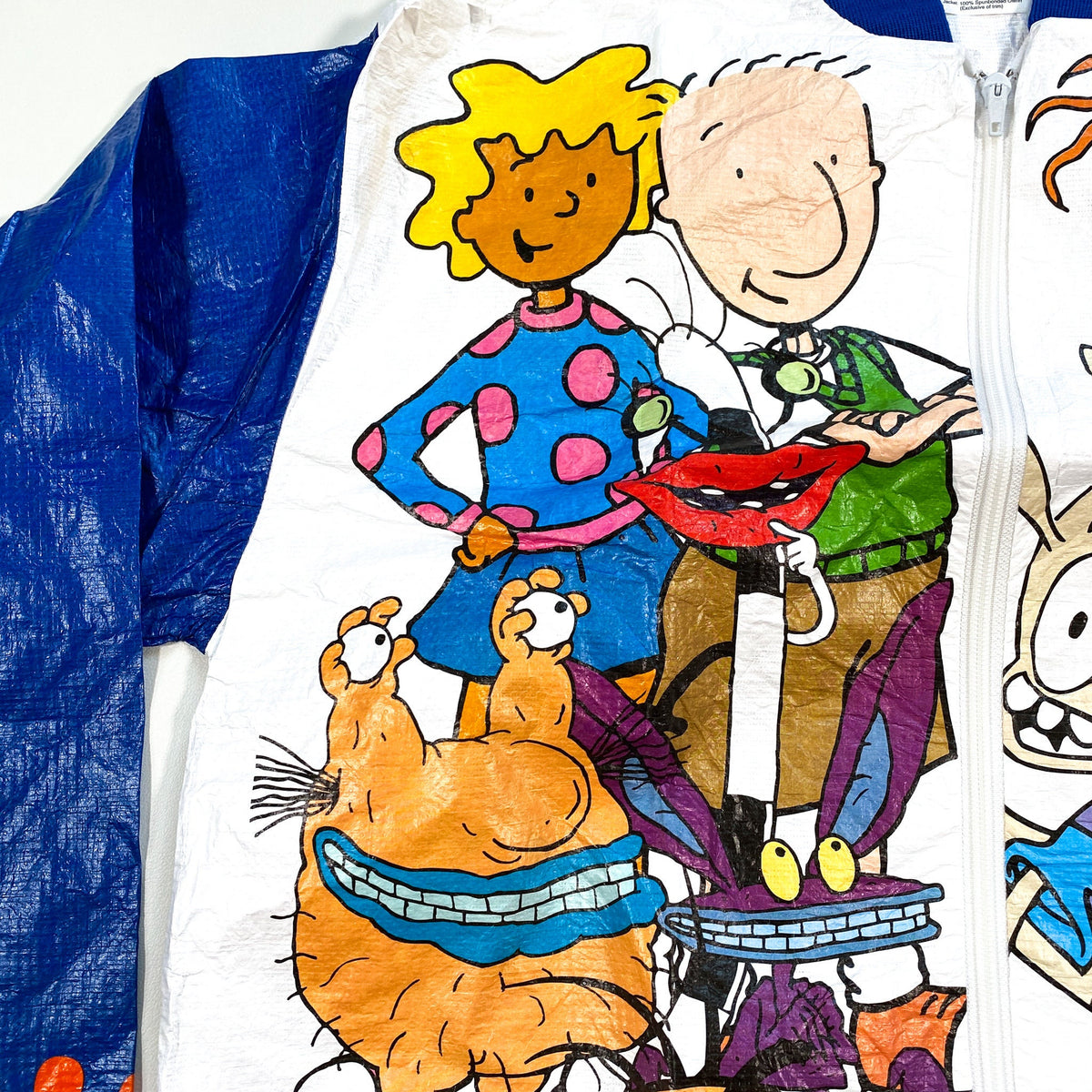Vintage 90's Nickelodeon Deadstock Tyvek Windbreaker Jacket
