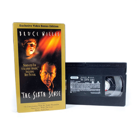 Vintage 90's Sixth Sense VHS Tape