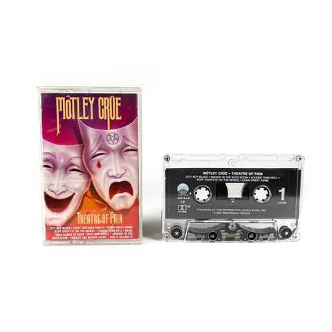 Vintage 80's Motley Crue "Theatre of Pain" Cassette Tape