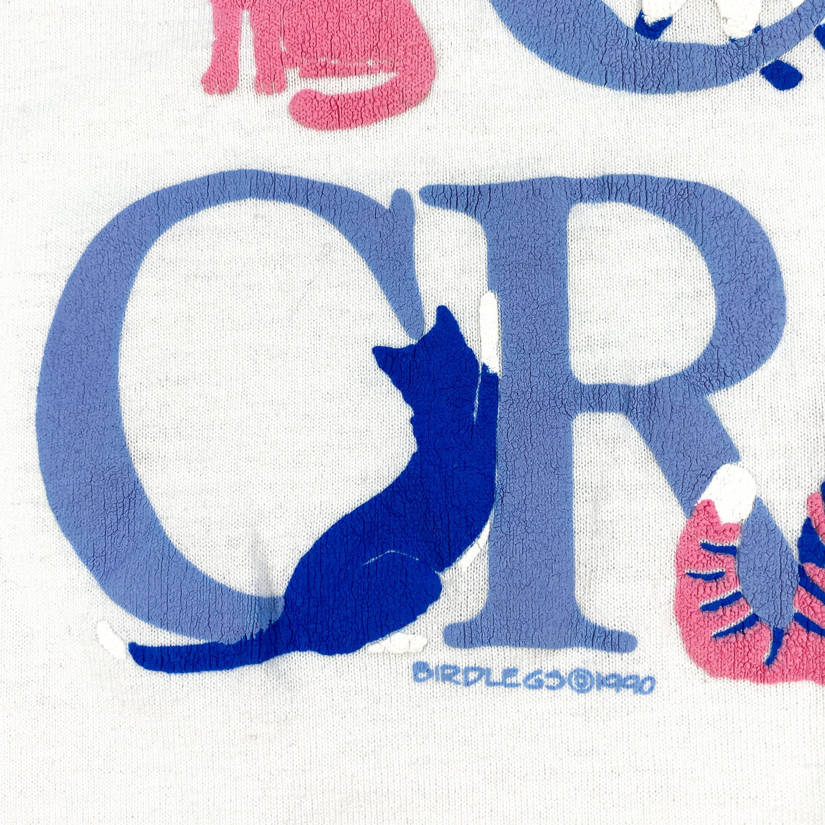 Vintage 90's Cat Crazy Animal Cat Lady TShirt CobbleStore Vintage
