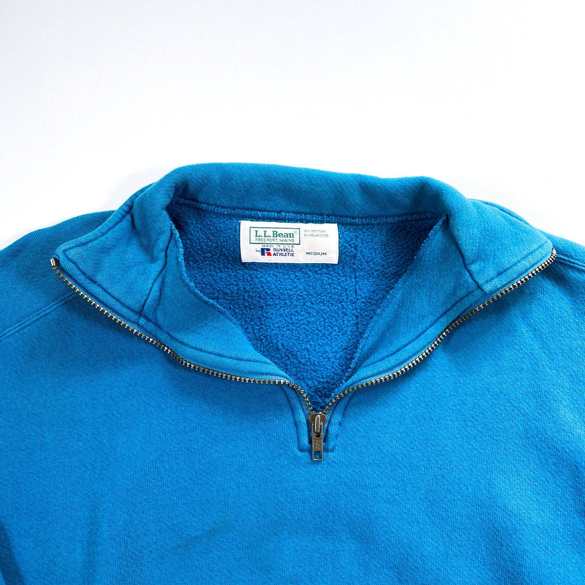 Vintage 90's LL Bean Russell Athletic Quarter Zip Sweatshirt Vintage 90's LL Bean Russell Athletic Quarter Zip Sweatshirt