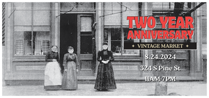 CobbleStore Vintage Two Year Anniversary Vintage Market