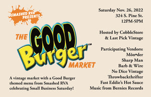 The Good Burger Market: a vintage market with smash burgers!