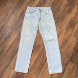 Vintage 1996 Levi's 505 Orange Tab Light-Wash Jeans