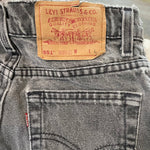 Vintage 1995 Levi's 551 Washed Black Jeans