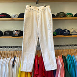 Vintage 90's Lee High-Waisted White Jeans