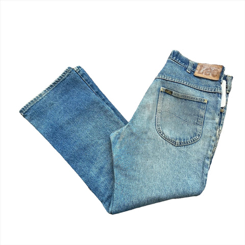 Vintage 90's Lee Riders Distressed Bootcut Jeans