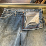 Vintage 70's Wrangler Distressed Patchwork Denim Jeans