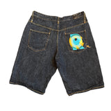 Modern Y2K Rocawear Baggy Embroidered Denim Shorts