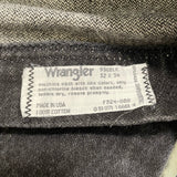 Vintage 90's Wrangler Made in USA Black Denim Jeans