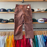 Modern 2021 Carhartt Bleached Brown B01 Double Knee Pants