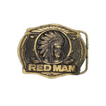 Vintage 1988 Red Man Tobacco Belt Buckle