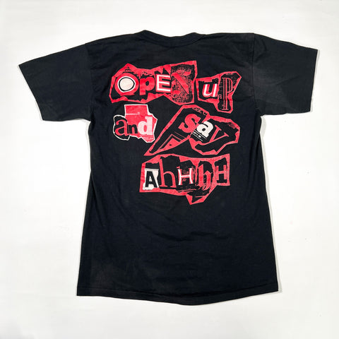 Vintage 1989 Poison “Open Up and Say Ahh!” Band T-Shirt