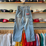 Vintage 90's Bugle Boy Logo Denim Carpenter Jeans