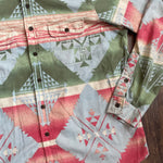 Vintage 90's Polo Ralph Lauren Aztec Button Up Shirt
