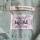 Vintage 60's Ivy Hall Gingham Button Up Shirt