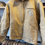 Vintage 90's Carhartt Blanket Lined Tan Detroit Jacket