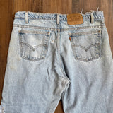 Vintage 80's Levi's 550 Orange Tab Distressed Jeans