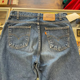 Vintage 1986 Levis 505 Orange Tab Dark Wash Jeans