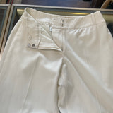 Vintage Y2K Women's Straight Leg White Trousers