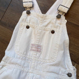 Vintage 70's Levi's Big E Gold Tab White Overalls