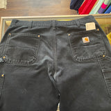 Vintage Y2K Carhartt Black Double Knee Work Pants