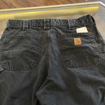 Modern 2008 Carhartt B151 Black Dungaree Work Pants