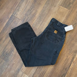 Modern 2008 Carhartt B151 Black Dungaree Work Pants