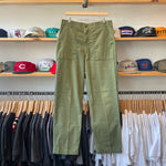 Vintage 1983 OG-507 Military Green Sateen Trouser Pants