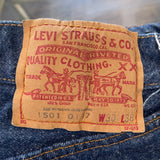 Vintage 80's Levi's 501 XX Dark Wash Button-Fly Jeans