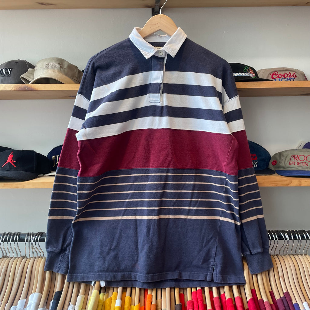 Vintage 90's Britches Striped Long Sleeve Rugby Shirt 