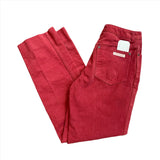 Vintage 80's Calvin Klein High Waisted Red Twill Pants